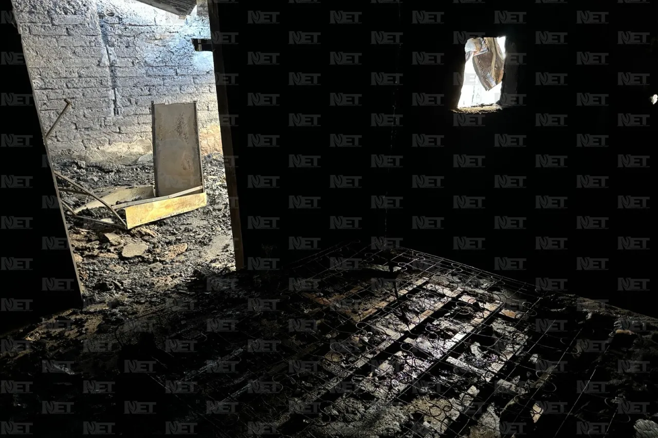 Arde cuarto de casa en la colonia Revolución Mexicana