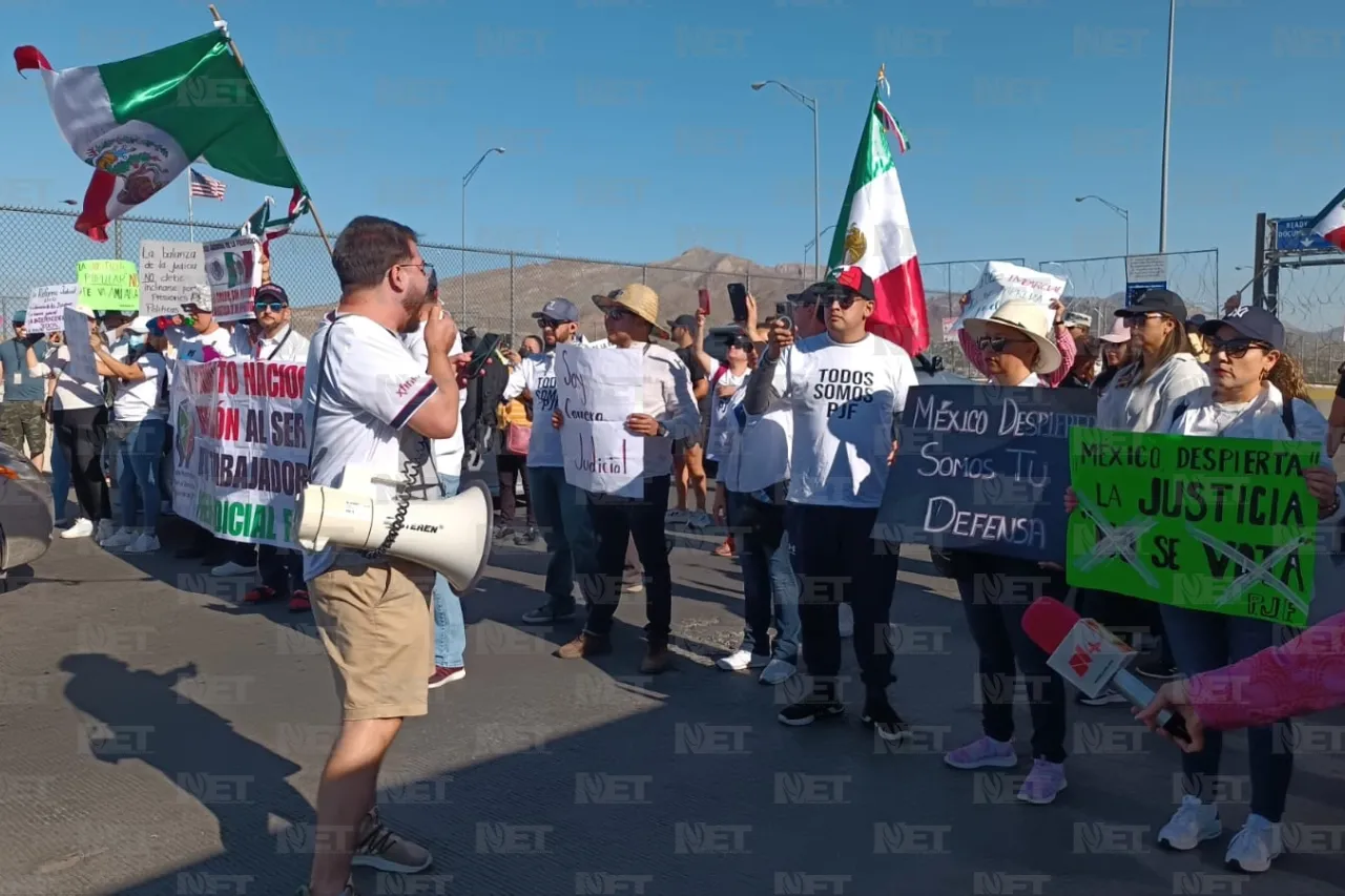 Reabren el puente Libre tras protesta del defensa del Poder Judicial