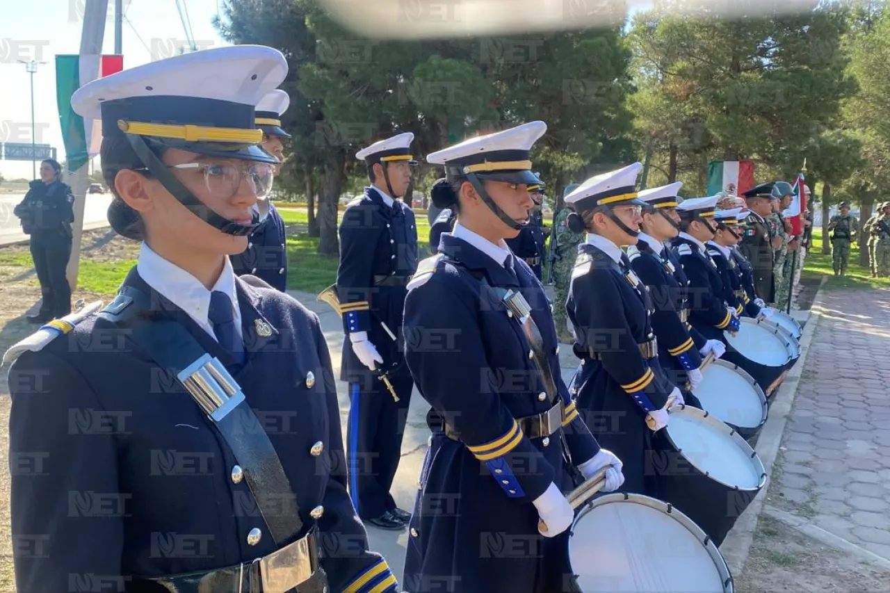 Conmemoran en Juárez el 177 aniversario de los Niños Héroes 