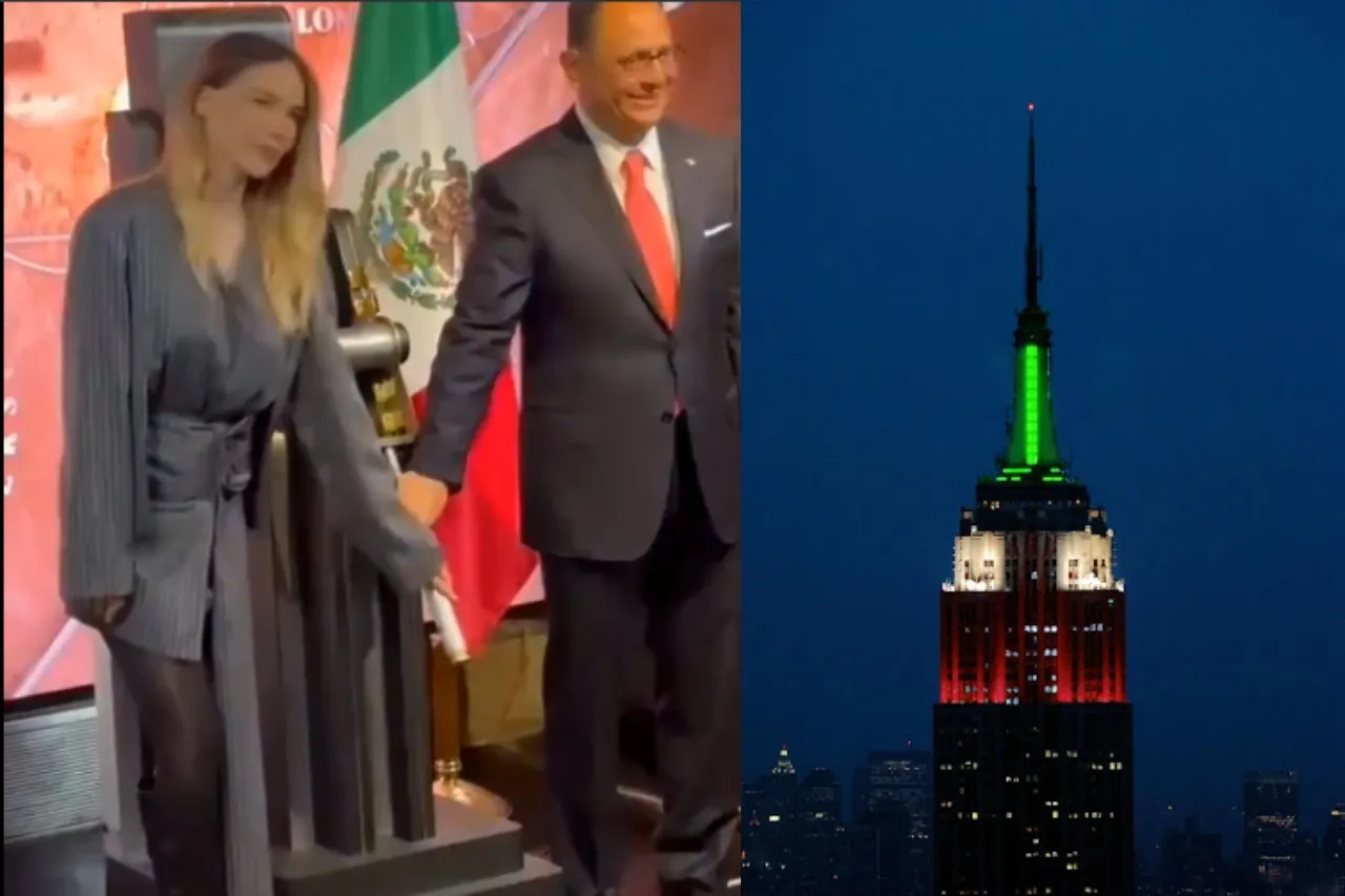 Belinda enciende luces del Empire State y la acusan de no ser mexicana