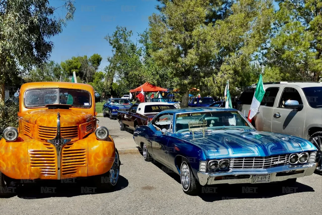 El Chamizal se pone ‘mexa’; clubes de autos hacen el ‘Cruisin patrio’