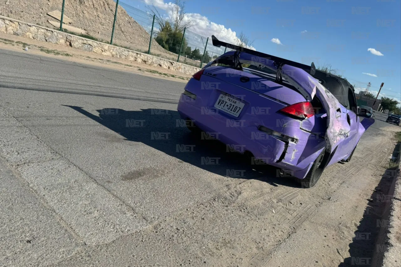 Túnel del Norzagaray: Carro con placas de Texas sufre aparatoso accidente