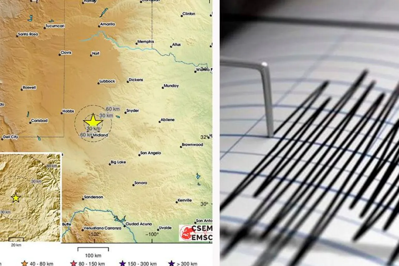 Sismo de 5.1 remece Midland, Texas