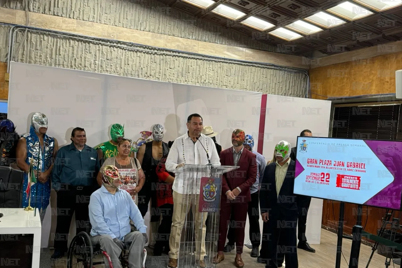 Preparan Tercer Festival de la Lucha Libre en Juárez