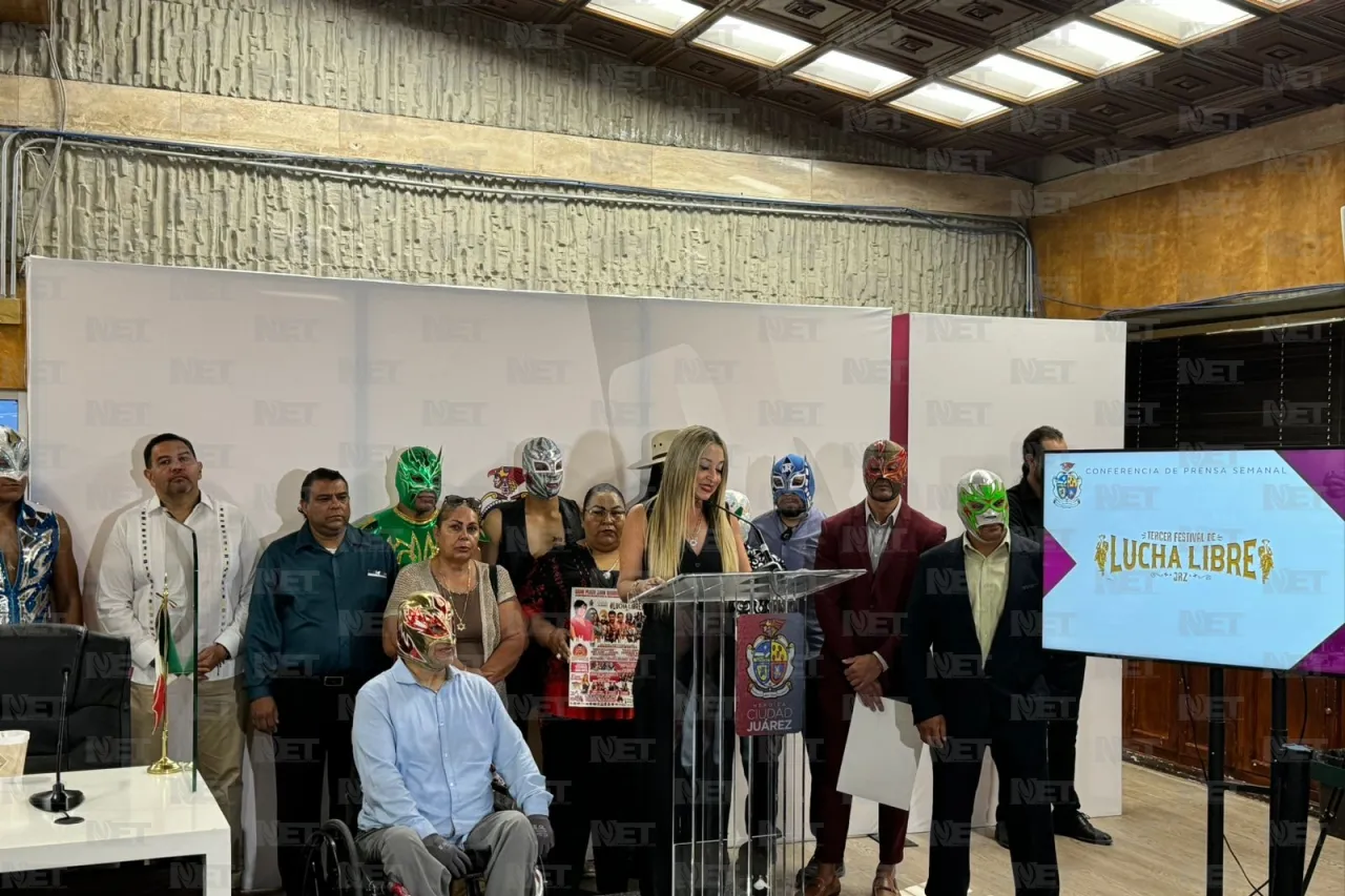 Preparan Tercer Festival de la Lucha Libre en Juárez