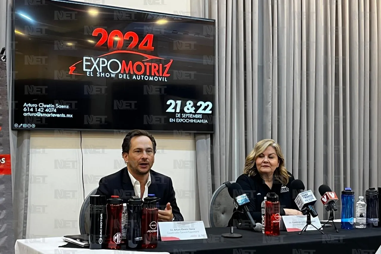 Invitan al show del automóvil, la ExpoMotriz 2024 en Chihuahua