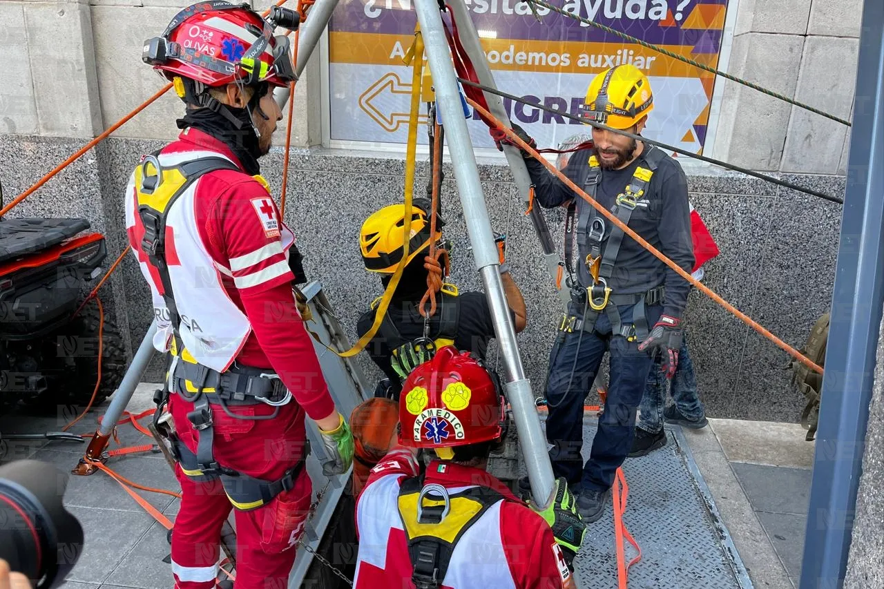 Evacúan edificios del Centro Histórico de Chihuahua por simulacro