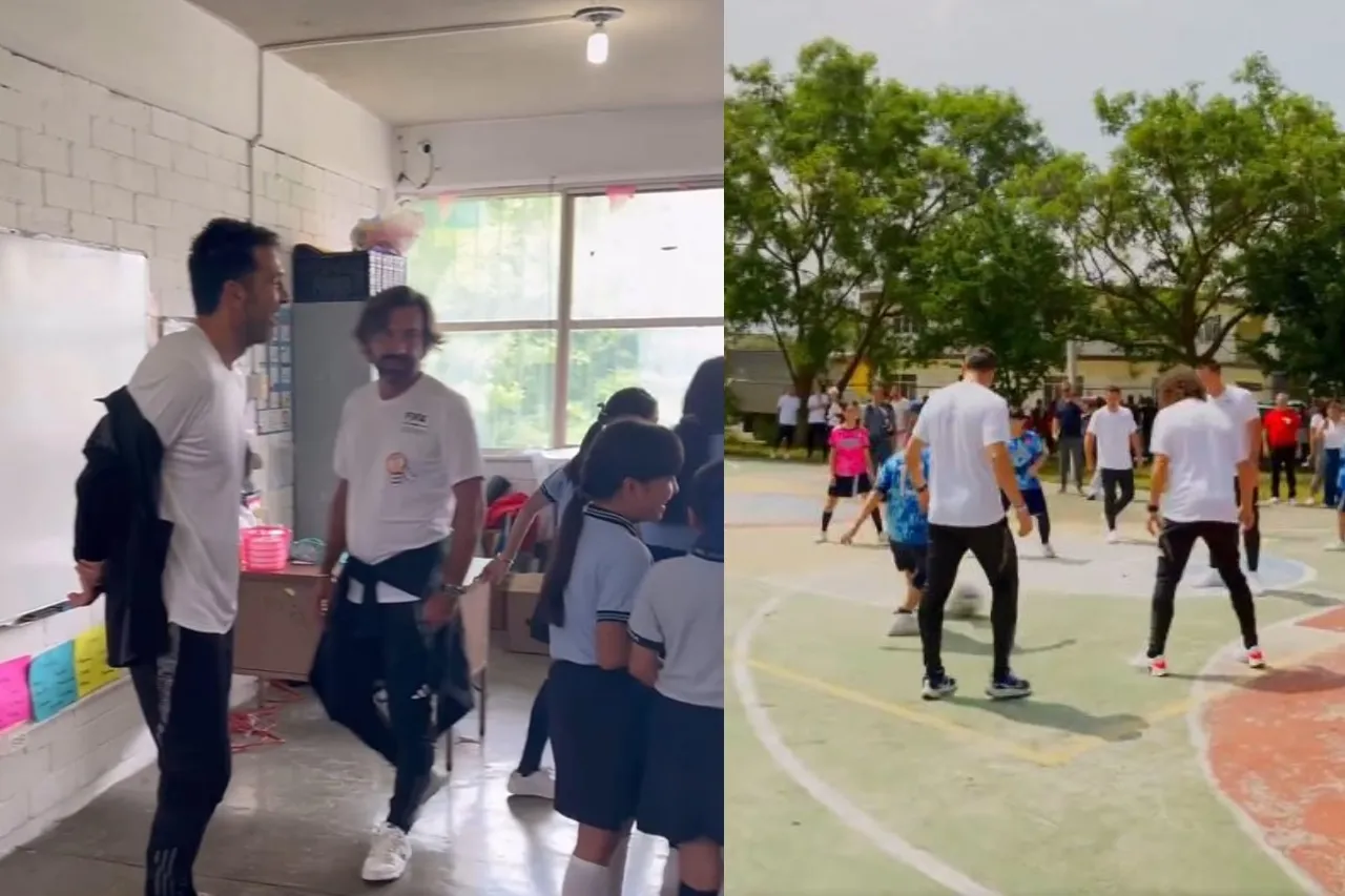 Buffon, Puyol, Drogba y otras leyendas del futbol visitan escuelas en Nuevo León