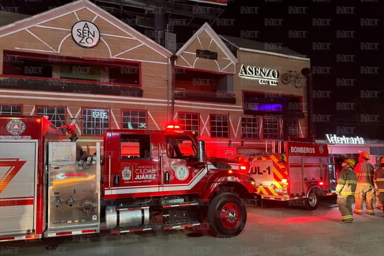 Problemas en la cocina les causa incendio en el bar Asenzo