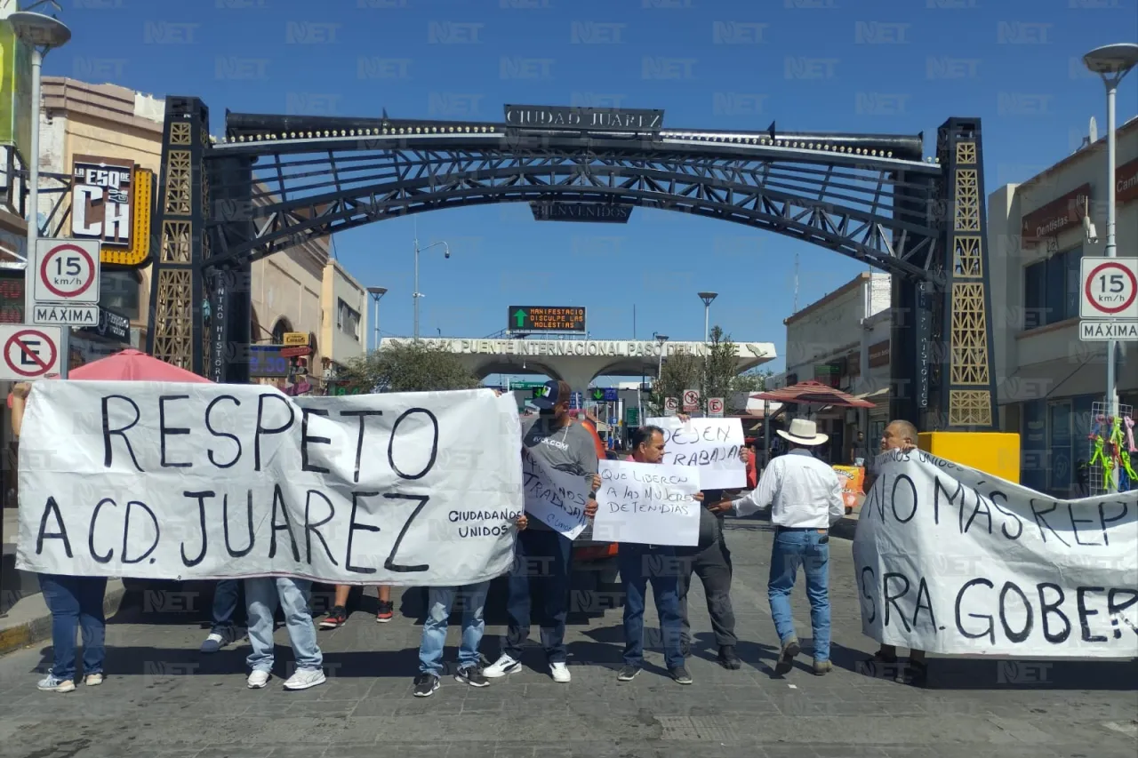 Cierran el puente internacional Paso del Norte