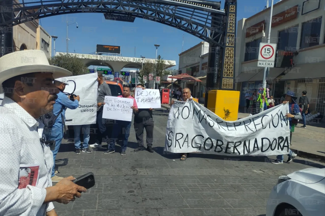 Cierran el puente internacional Paso del Norte