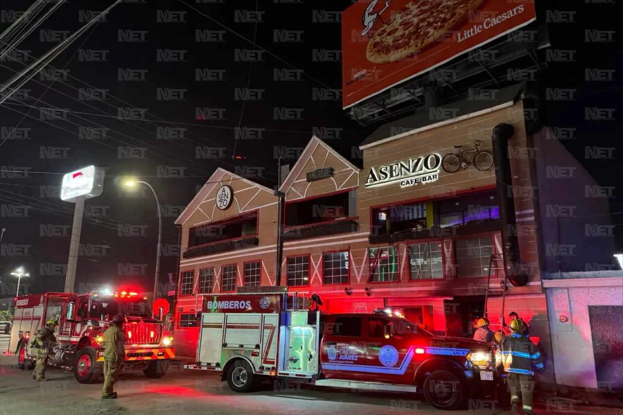 Problemas en la cocina les causa incendio en el bar Asenzo