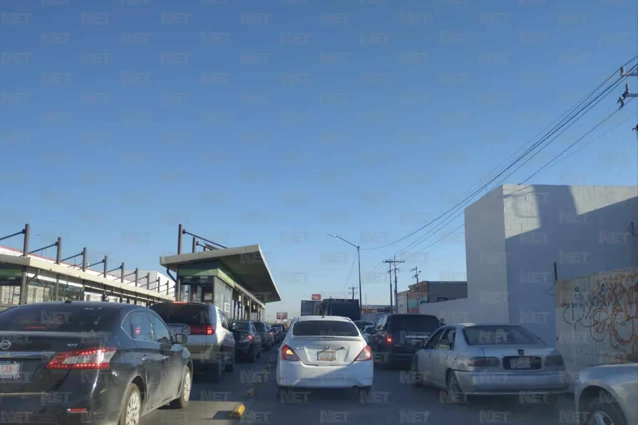 Obras en eje vial provocan congestionamiento 