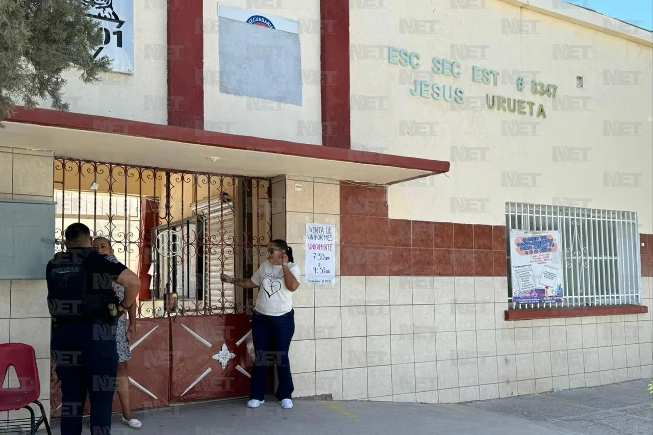 Resguardan Secundaria Estatal 8347 por amenaza de balacera