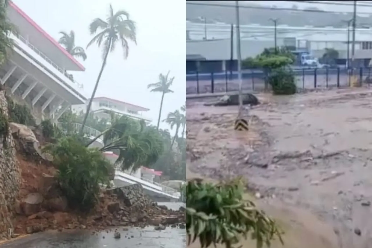 Huracán John deja 9 muertos y graves inundaciones en el sur de México