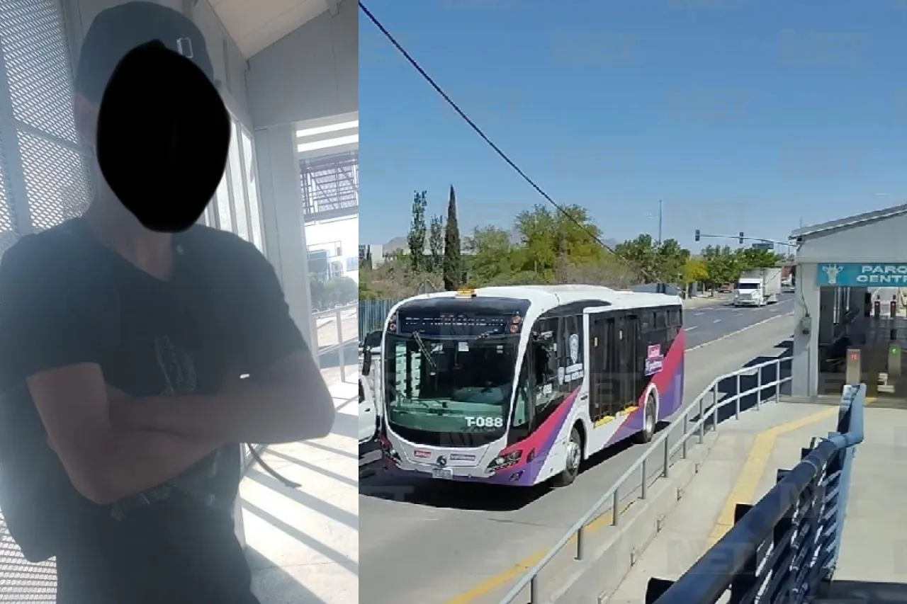 Lo bajan del Juárez Bus por inhalar thinner en unidad