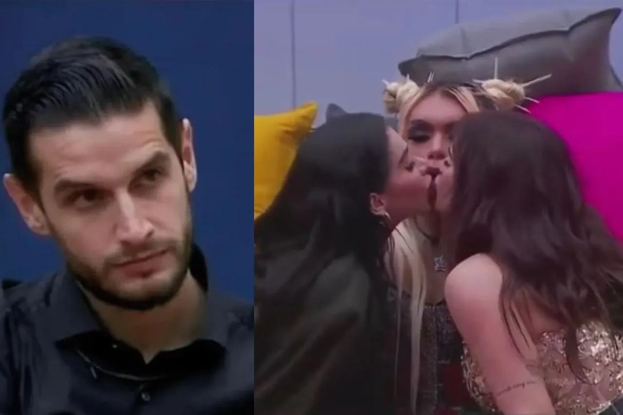 'Agradable contenido'; Adrián Marcelo reacciona a beso de Wendy, Gala y Karime