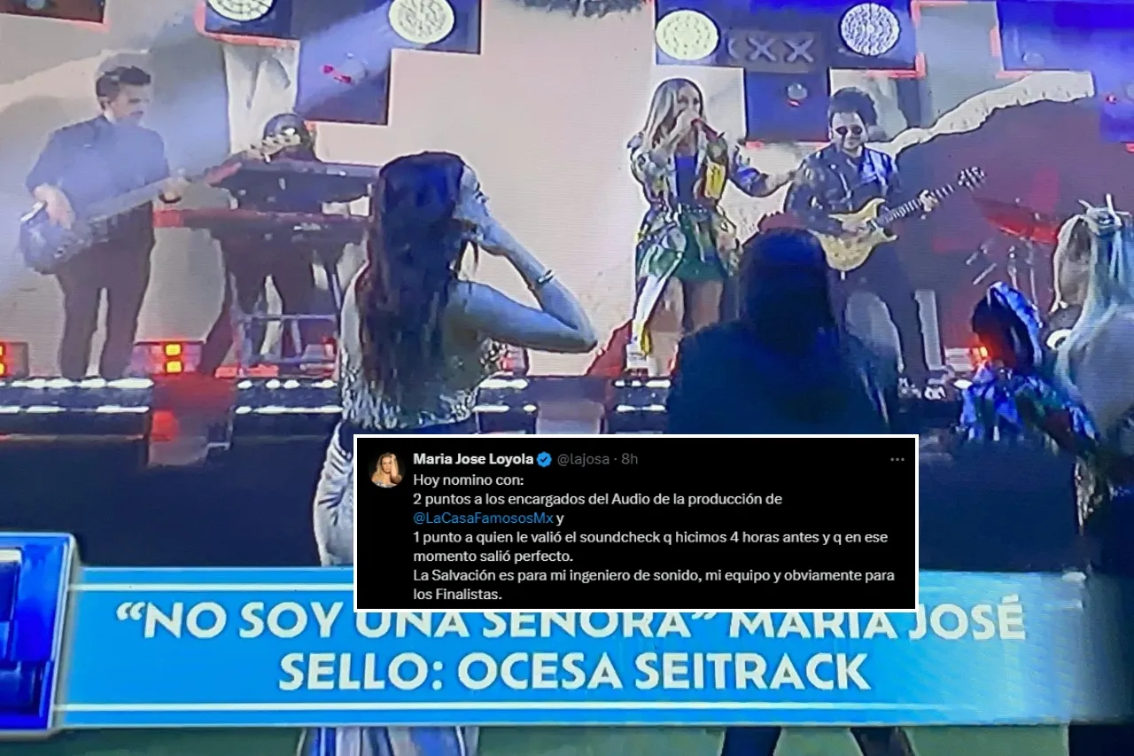 María José explota contra producción de 'LCDLF' por desastroso concierto