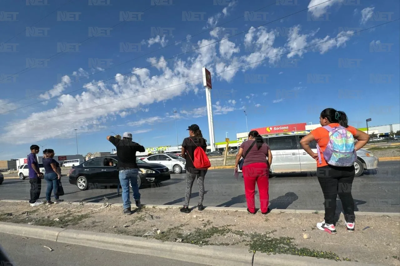 Latente peligro: peatones arriesgan la vida al cruzar la avenida De las Torres