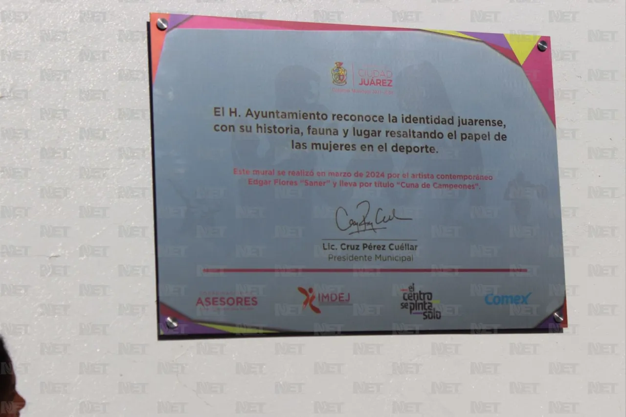 Develan placa 'Cuna de campeones' en el Neri Santos