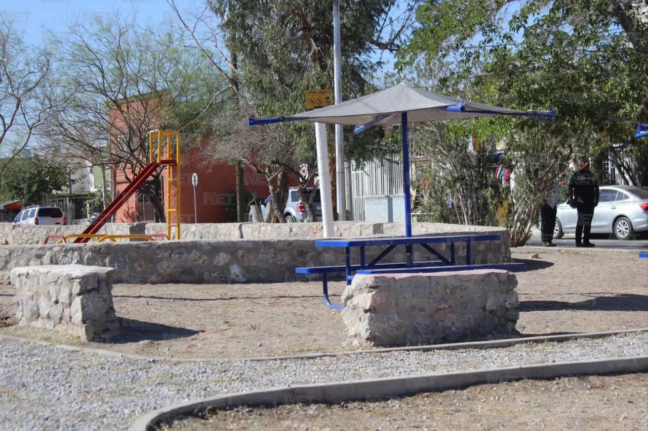 Rehabilitan el parque Ángel Trías  en la Piña y Anemonia