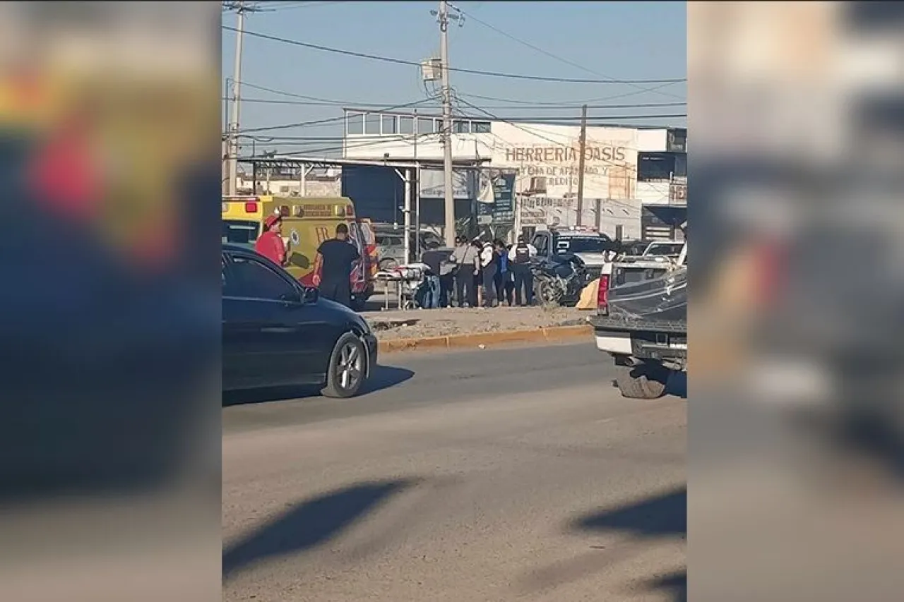 Choque deja a ‘biker’ lesionado