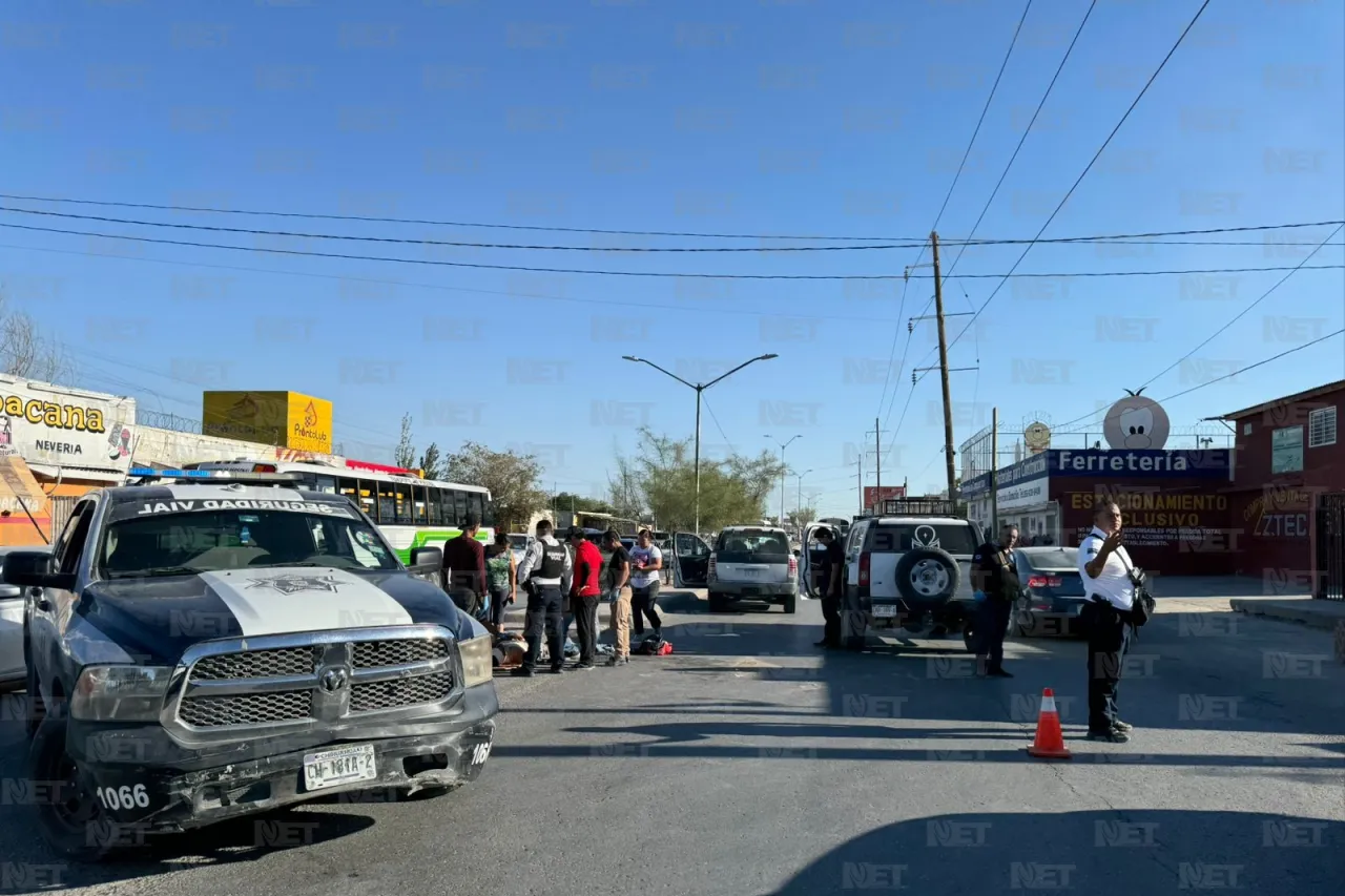 Queda lesionado de gravedad al ser atropellado en avenida de los Aztecas