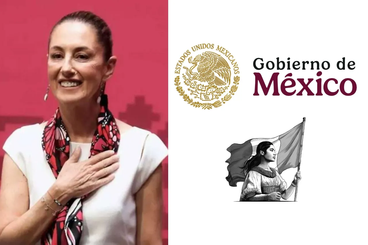 Presenta Sheinbaum el emblema de su Gobierno; 'será una joven mexicana'