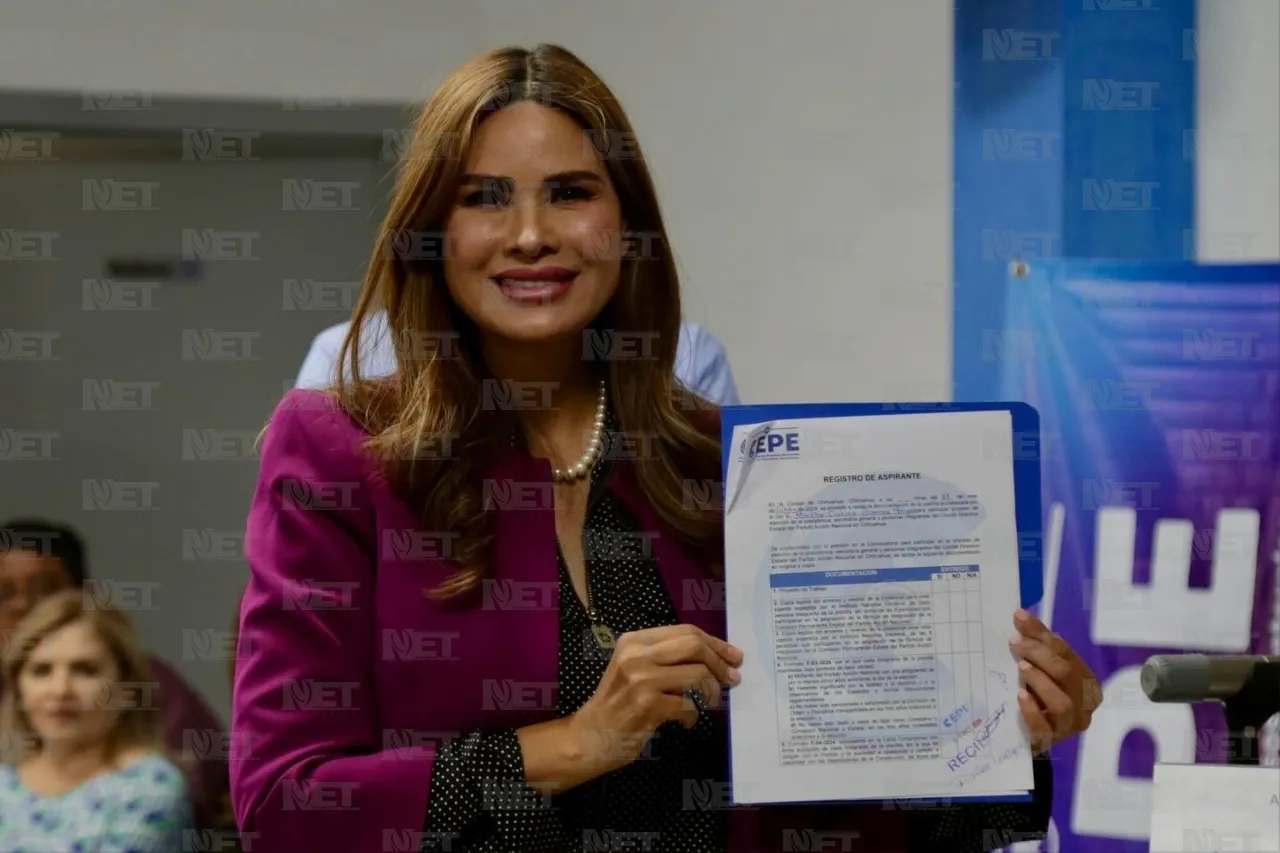 Presentó Cristina Jiménez su registro para dirigir PAN estatal