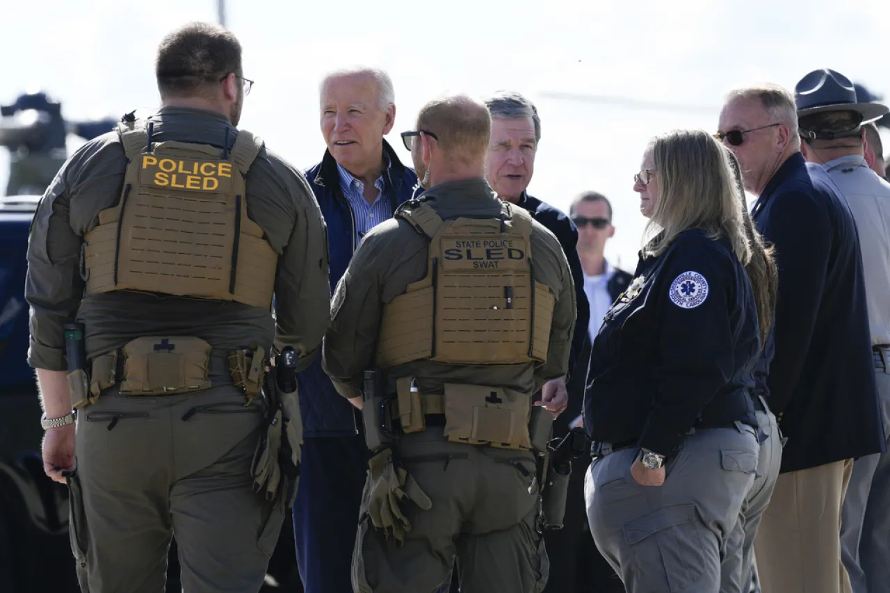 Biden y Harris visitan el sureste de EU para evaluar daños del huracán Helene