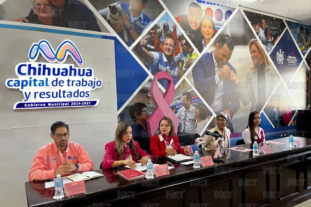 Presentan en Chihuahua las actividades de salud por el Mes Rosa