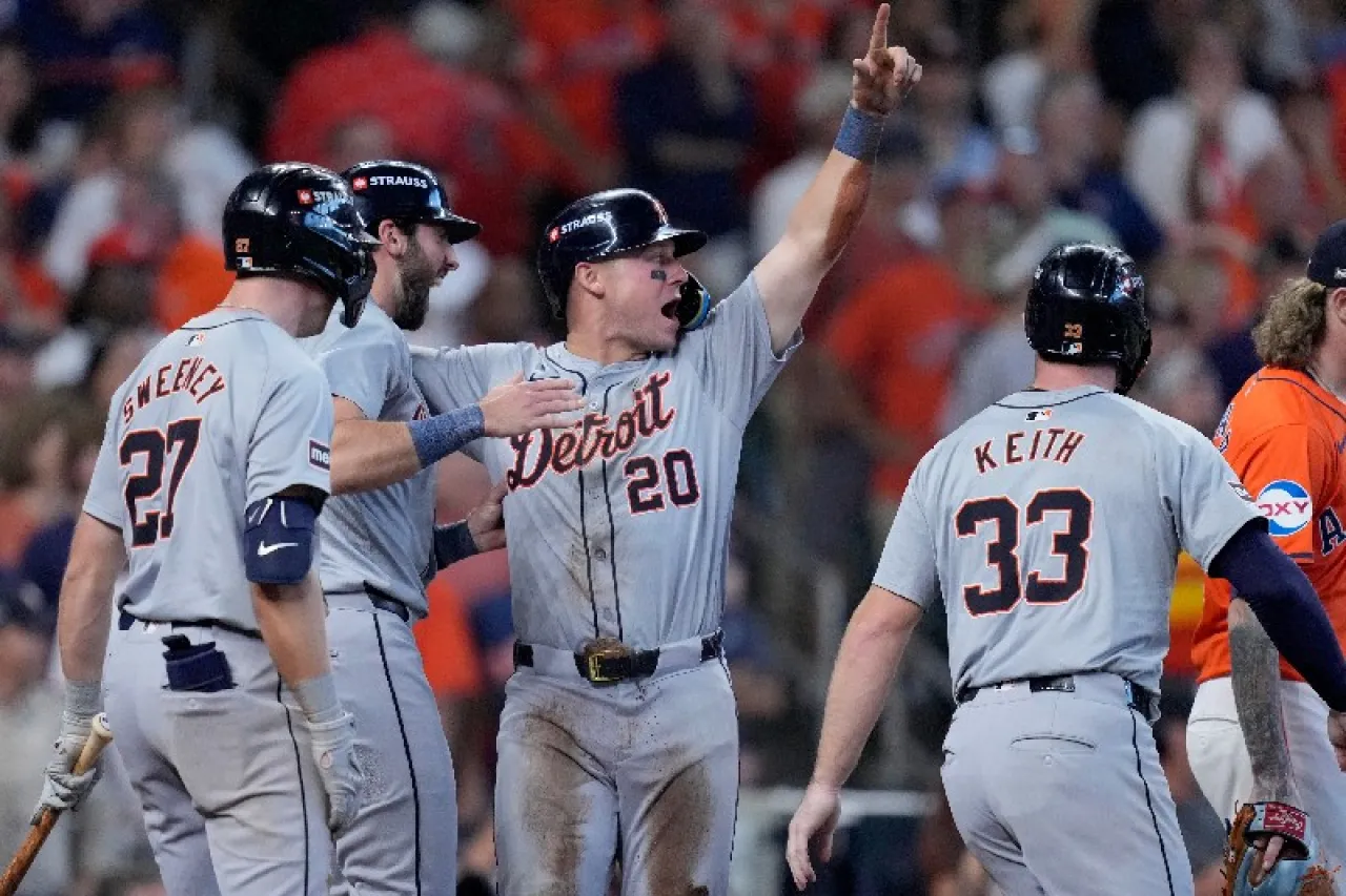 Tigers se ponen al 'tú por tú' para barrer a los Astros