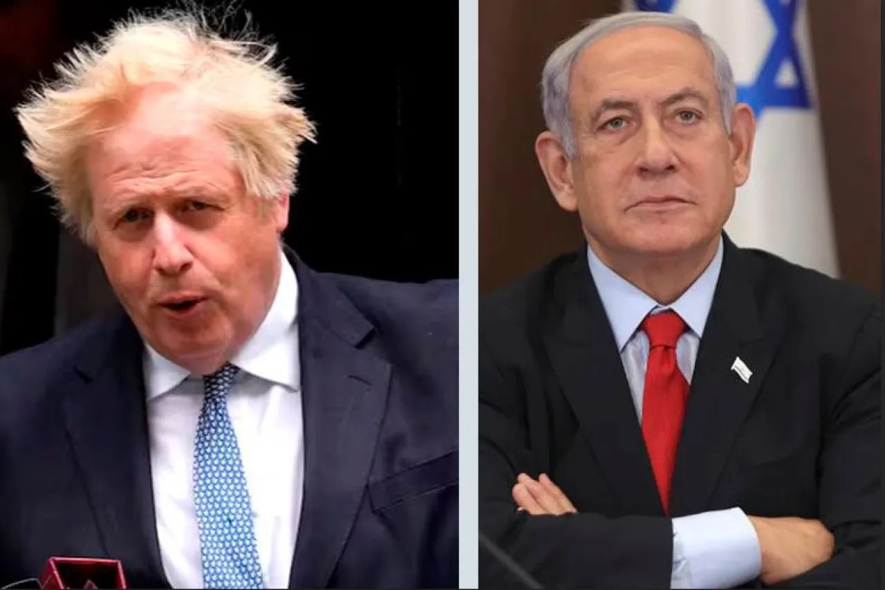 Revela Boris Johnson que Netanyahu puso un micrófono en el baño