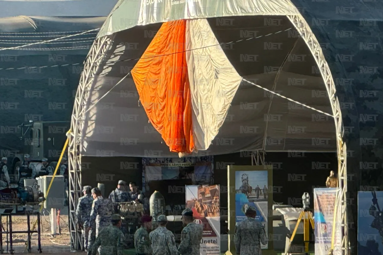 Avanzan preparativos para expo militar en la Plaza de la Mexicanidad