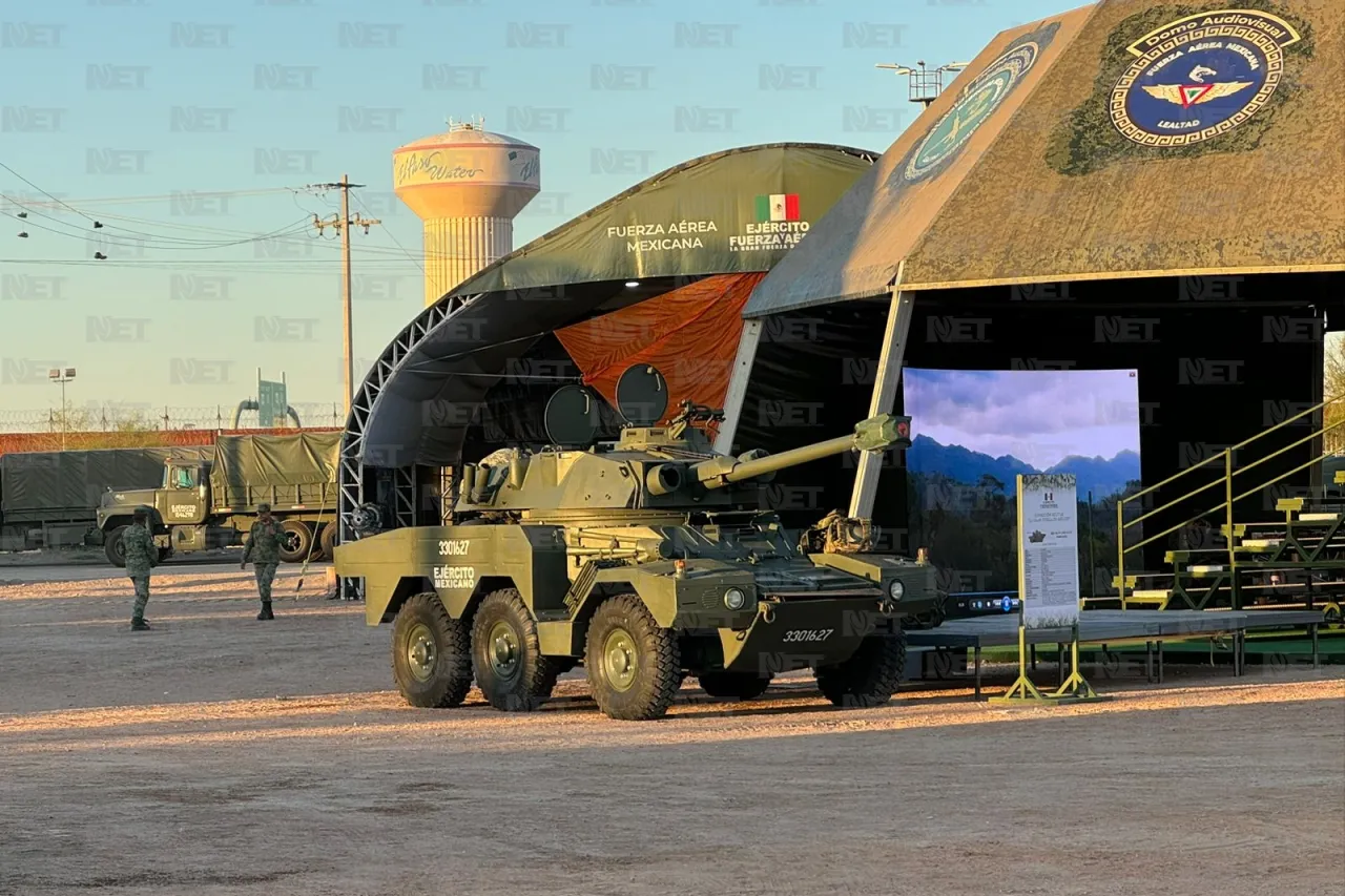 Avanzan preparativos para expo militar en la Plaza de la Mexicanidad