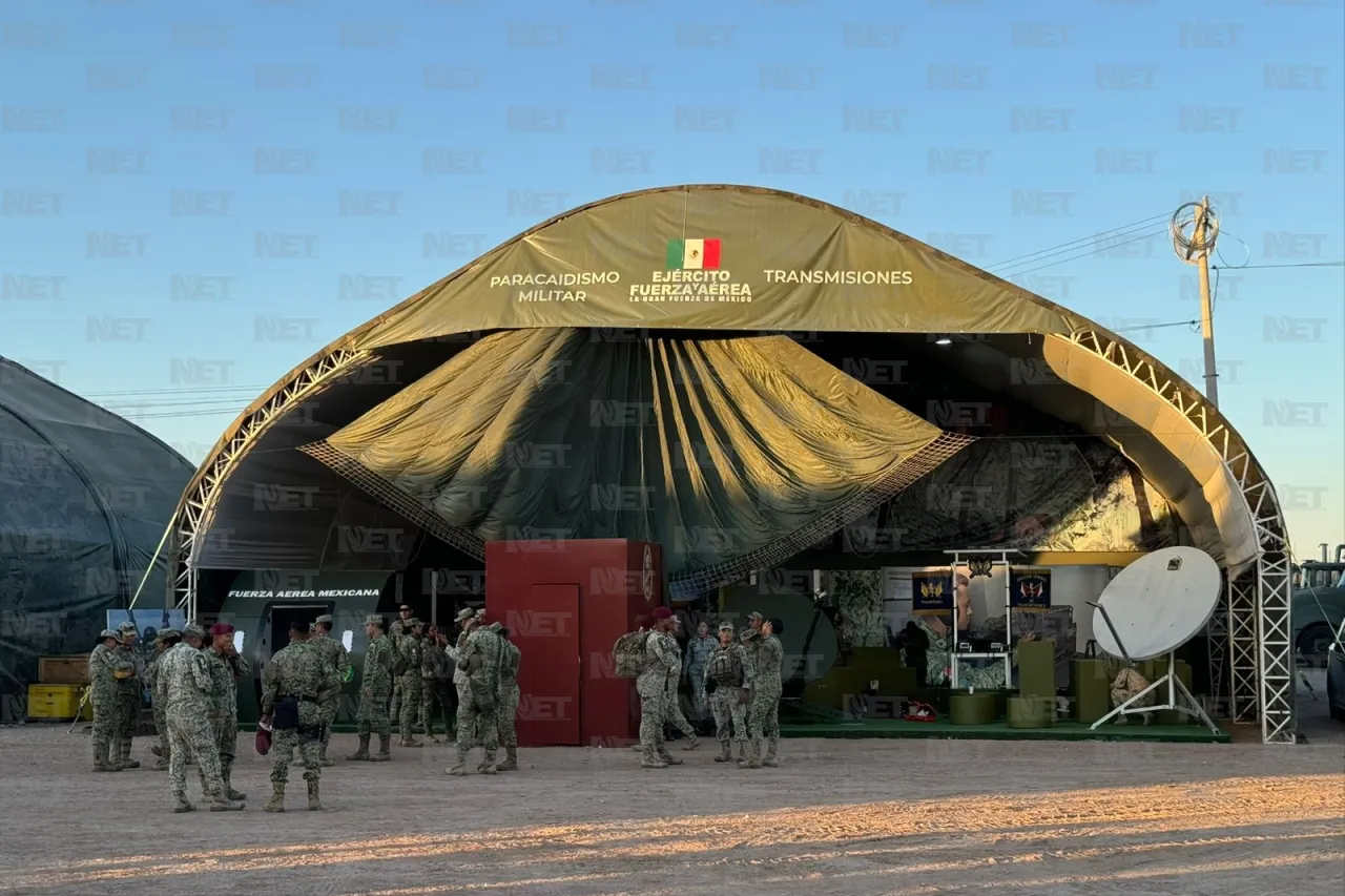 Avanzan preparativos para expo militar en la Plaza de la Mexicanidad