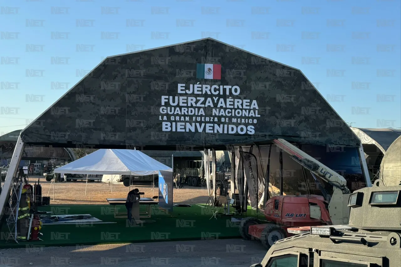 Avanzan preparativos para expo militar en la Plaza de la Mexicanidad