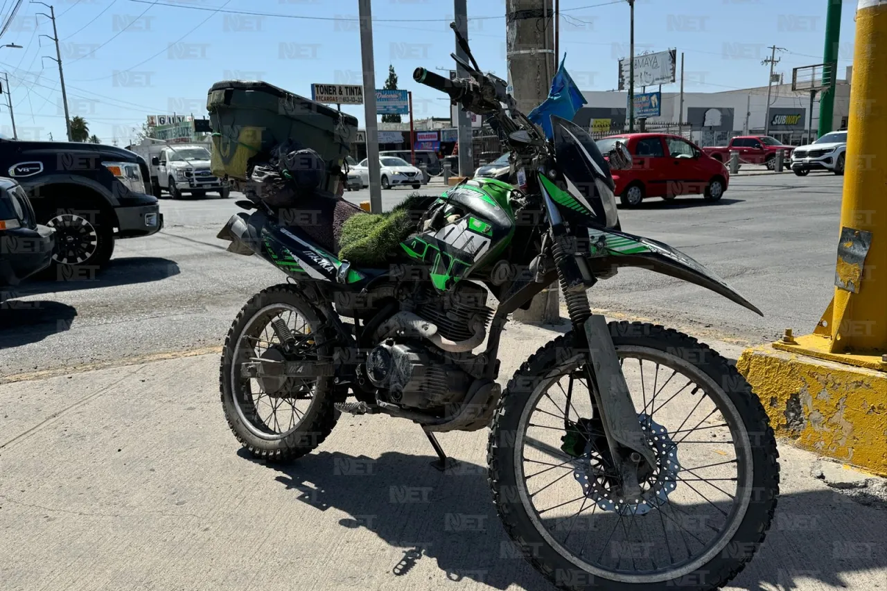 Se accidenta motociclista y Hospital General no lo recibe por saturación