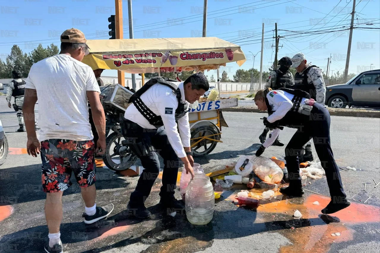 Lo chocan en la Óscar Flores y se queda sin trabajo