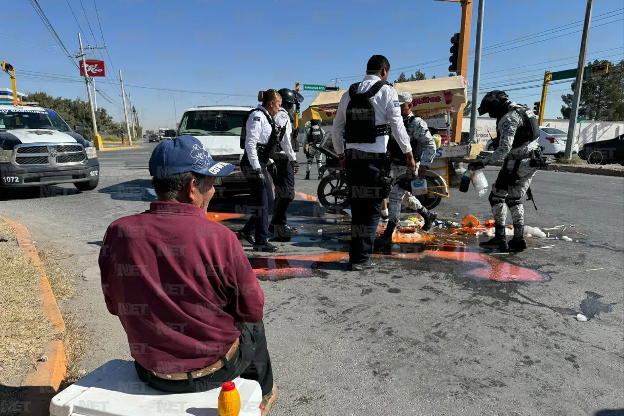 Lo chocan en la Óscar Flores y se queda sin trabajo