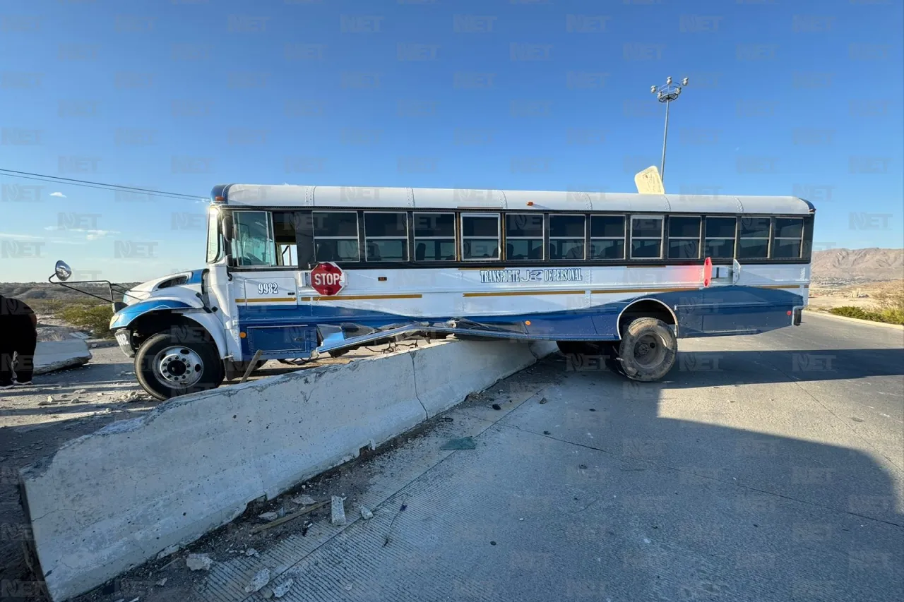 Chofer de ruta huye tras accidente en el Camino Real: Iba ebrio