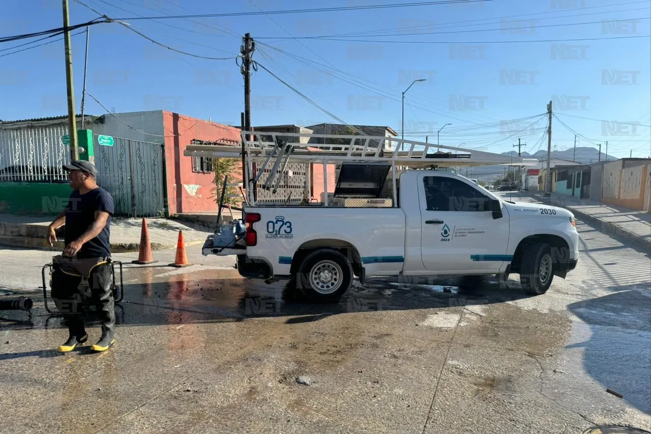 Pieza zafada, la causante de mega chorro de agua en la Insurgentes