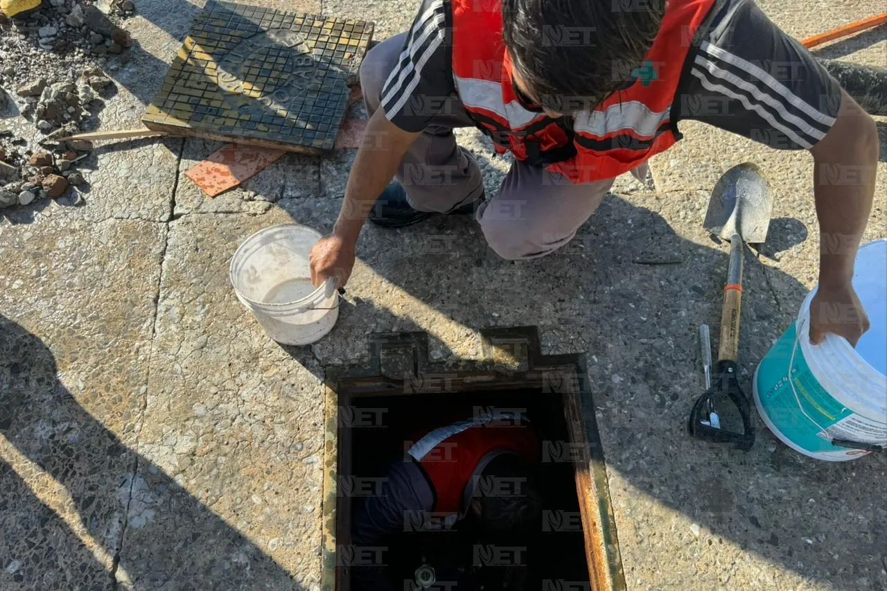 Pieza zafada, la causante de mega chorro de agua en la Insurgentes