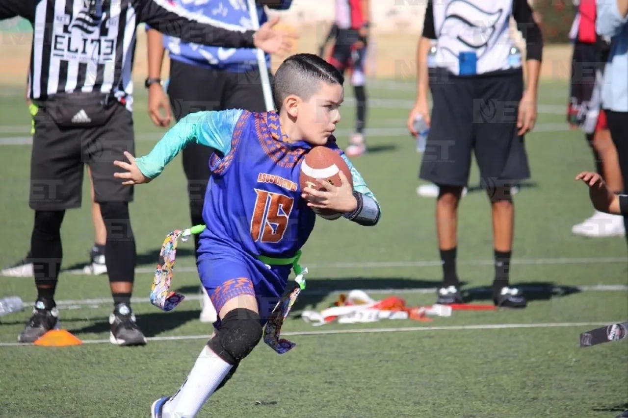 Niños juarenses se coronan campeones en Estatal de Flag Football