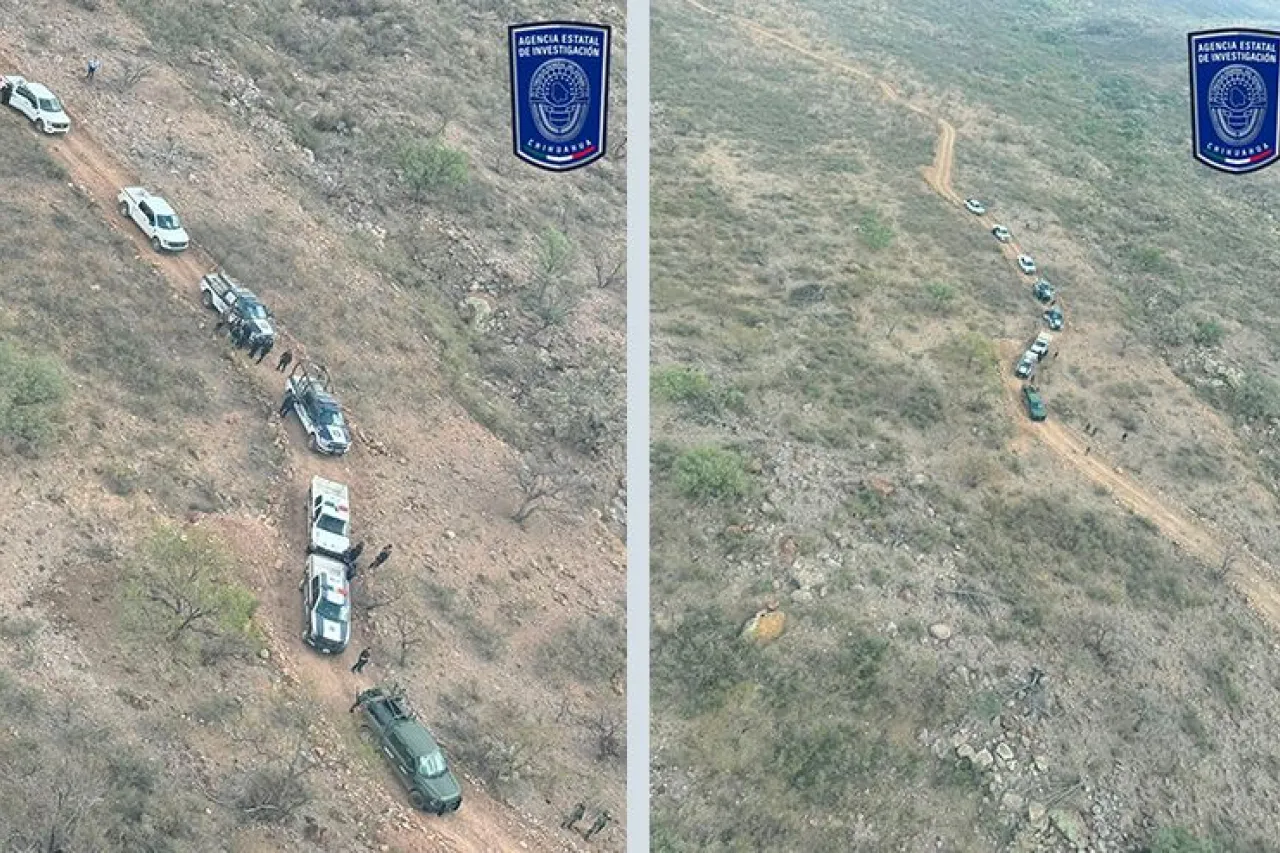 Hallan dos fosas clandestinas en cerro de El Sauz, en Chihuahua