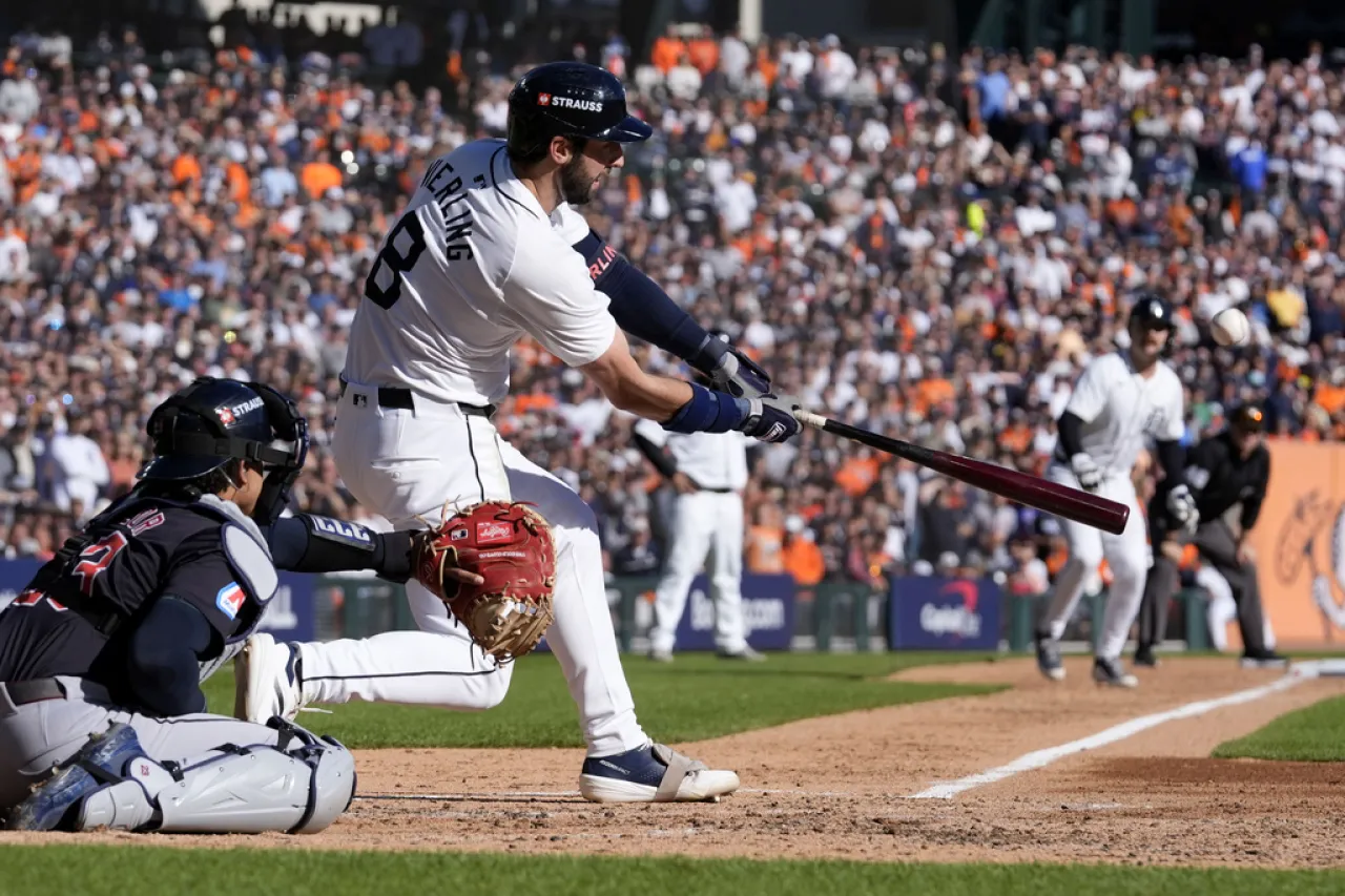 MLB: Tigers blanquean a Guardians y ponen ventaja en la serie