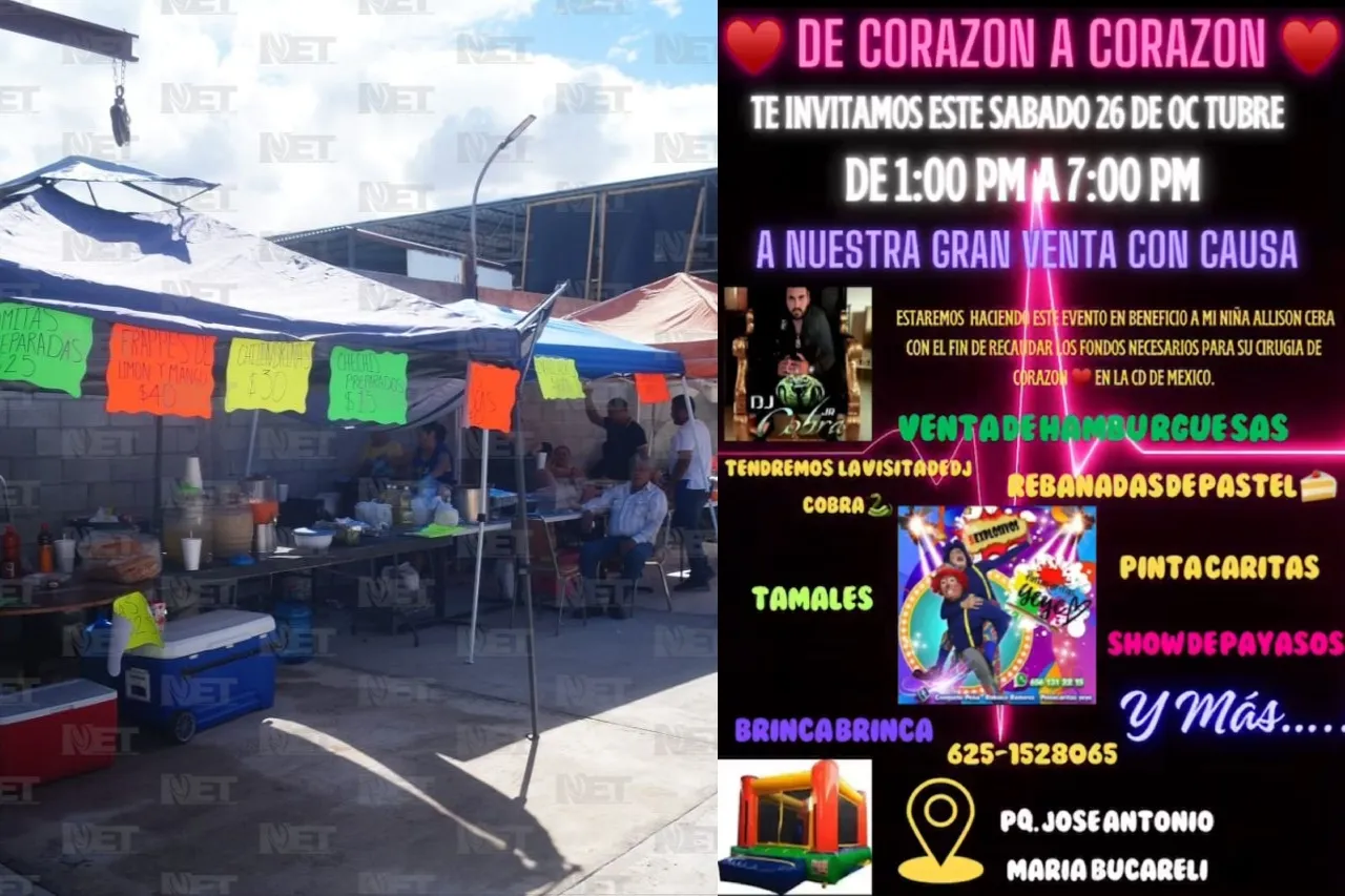 Invitan a kermés a beneficio de la niña Allison; requiere cirugía de corazón