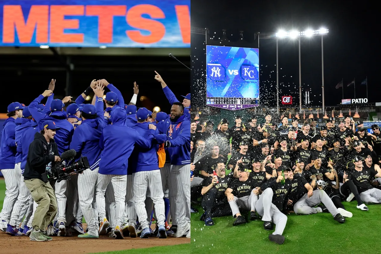 Mets y Yankees están a 2 paradas de la primera Serie del Metro en 24 años