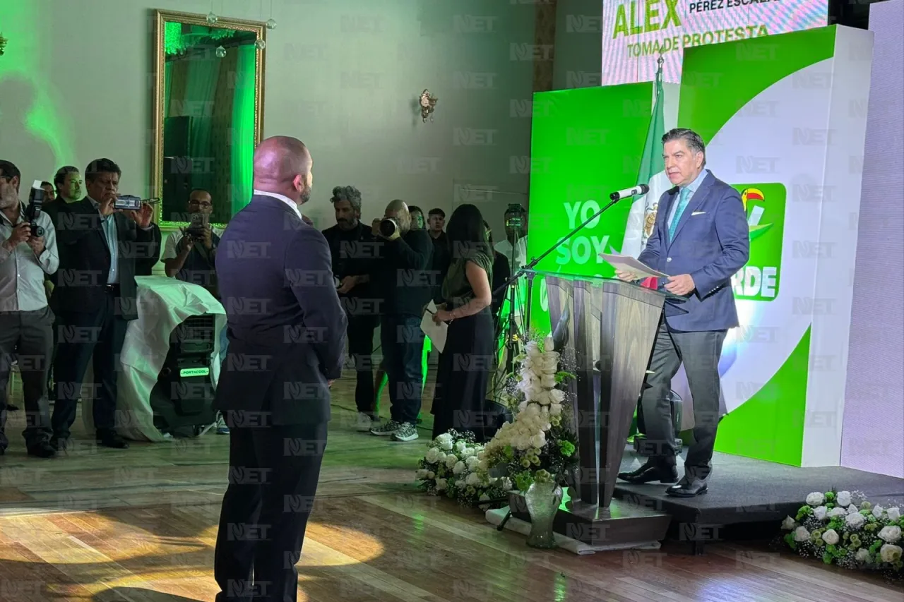 Es Alex Pérez Escalante presidente del Partido Verde en Juárez