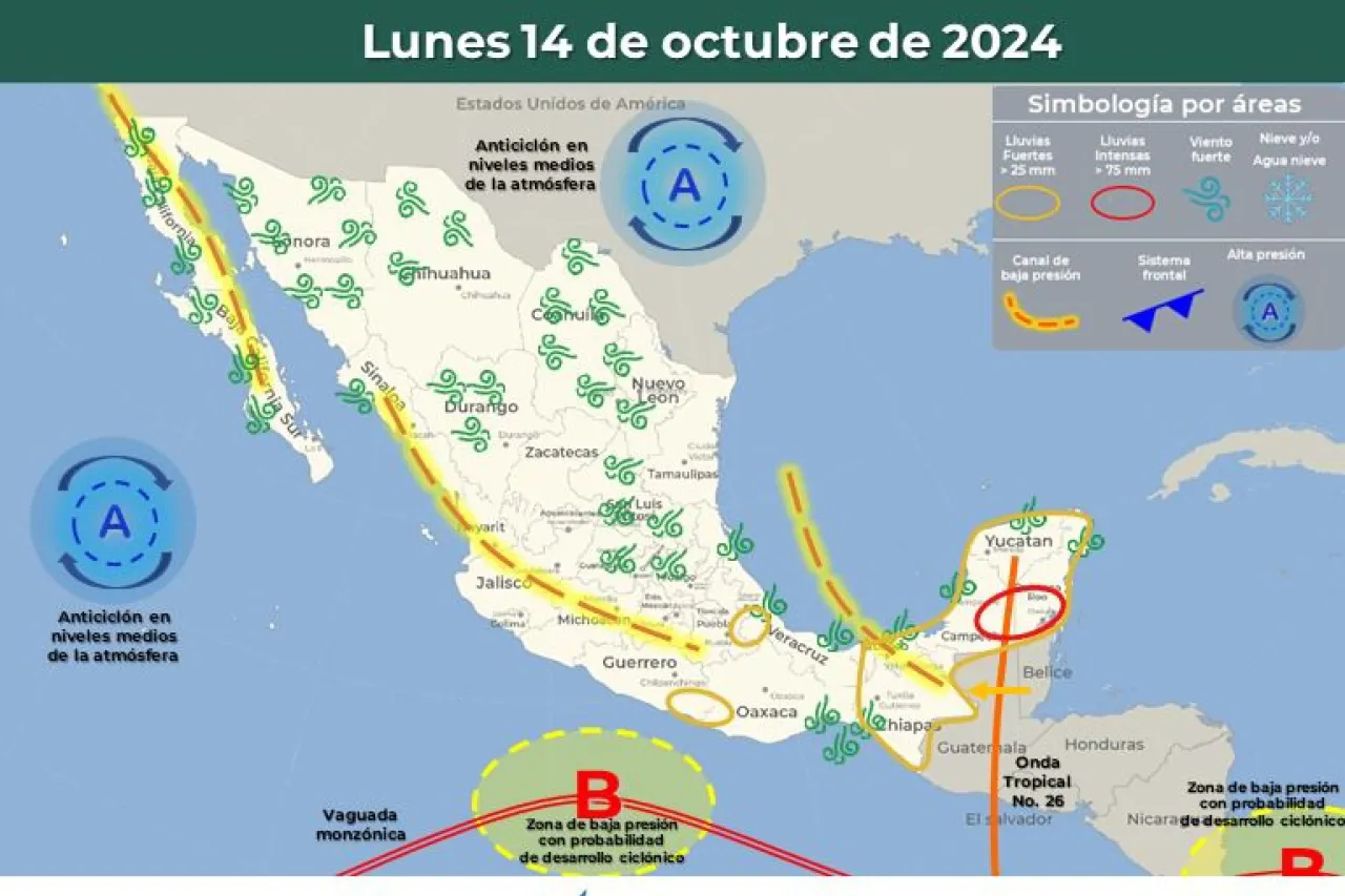 Prevén cambios climáticos y lluvias en Chihuahua: CEPC